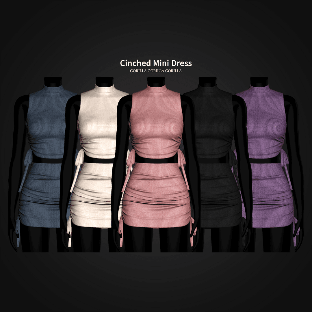 Скриншот мода Платье Cinched Mini Dress
